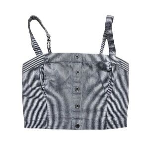 Striped Hollister Crop Top